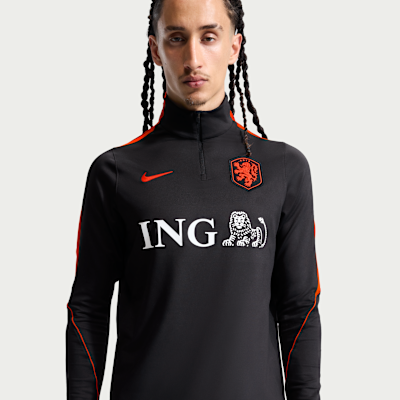 Netherlands Strike Men's Nike Dri-FIT Football Drill Top. Nike LU